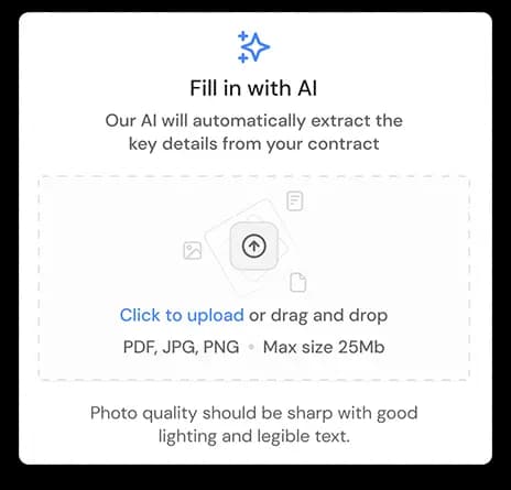 Upload file field